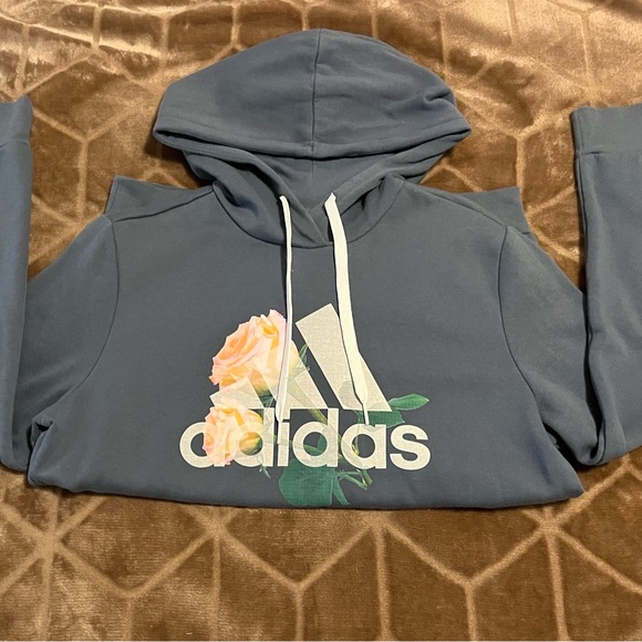 Adidas Floral Hoodie - Picture 2 of 3